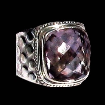 Bijoux indiens - Bague indienne Améthyste