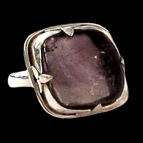 Bijoux indiens - Bague indienne Améthyste