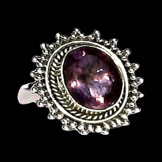 Bijoux indiens - Bague indienne Améthyste