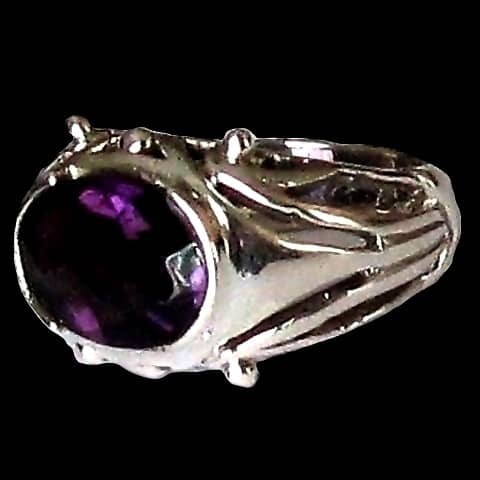 Bijoux indiens - Bague indienne Améthyste