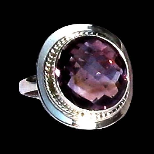 Bijoux indiens - Bague indienne Améthyste