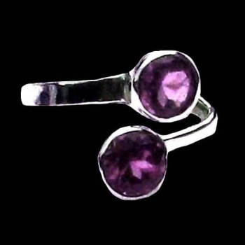 Bijoux indiens - Bague indienne Améthyste