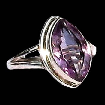 Bijoux indiens  - Bague indienne Améthyste