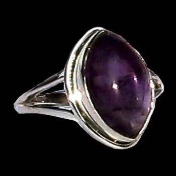 Bijoux indiens - Bague indienne Améthyste