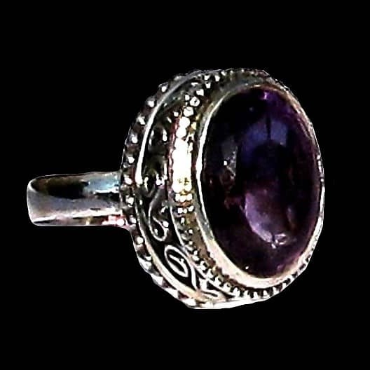 Bijoux indiens - Bague indienne Améthyste