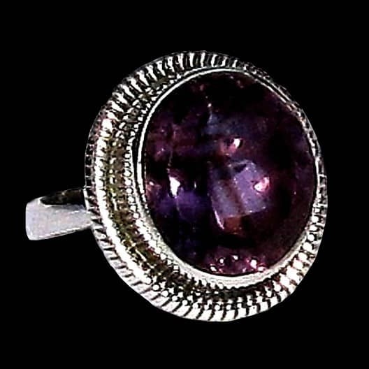 Bijoux indiens - Bague indienne Améthyste