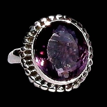 Bijoux indiens - Bague indienne Améthyste