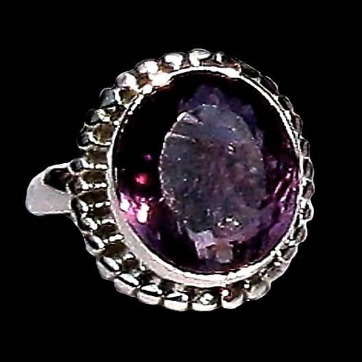 Bijoux indiens - Bague indienne Améthyste