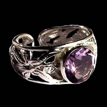 Bijoux indiens - Bague indienne Améthyste