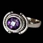 Bijoux indiens - Bague indienne Améthyste