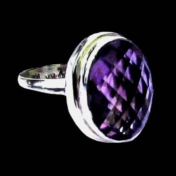 Bijoux indiens - Bague indienne Améthyste