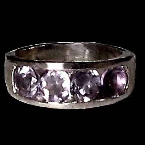 Bijoux indiens - Bague indienne Améthyste