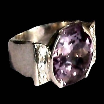 Bijoux indiens - Bague indienne Améthyste