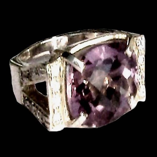 Bijoux indiens - Bague indienne Améthyste