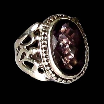 Bijoux indiens - Bague indienne Améthyste
