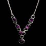 Bijoux indiens argent - Collier indien Améthyste