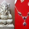 Bijoux indiens argent - Collier indien Améthyste