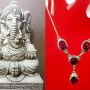 Bijoux indiens argent - Collier indien Améthyste