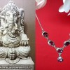 Bijoux indiens argent - Collier indien Améthyste