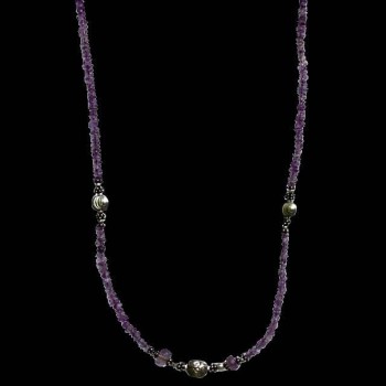 Bijoux indiens - Création Collier Améthyste
