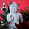 Bijoux indiens argent - Pendentif indien Améthyste
