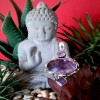 Bijoux indiens argent - Pendentif indien Améthyste