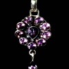 Bijoux indiens argent - Pendentif indien Améthyste
