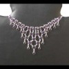 Bijoux indiens argent - Collier indien Améthyste
