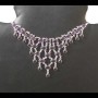 Bijoux indiens argent - Collier indien Améthyste