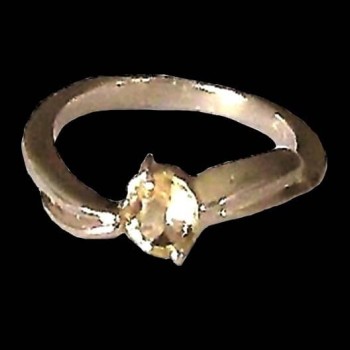 Bague Citrine - Bague indienne - Bijoux indiens