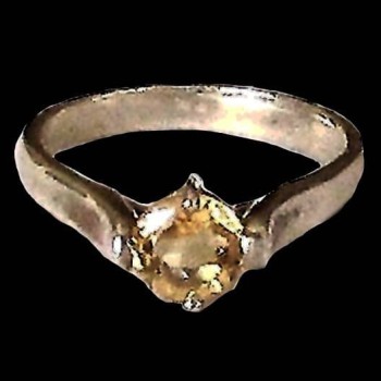 Bague Citrine - Bague indienne - Bijoux indiens