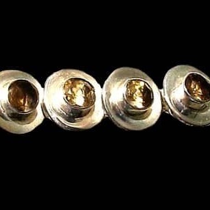 Bracelet indien Citrine - Bijoux indiens Citrine