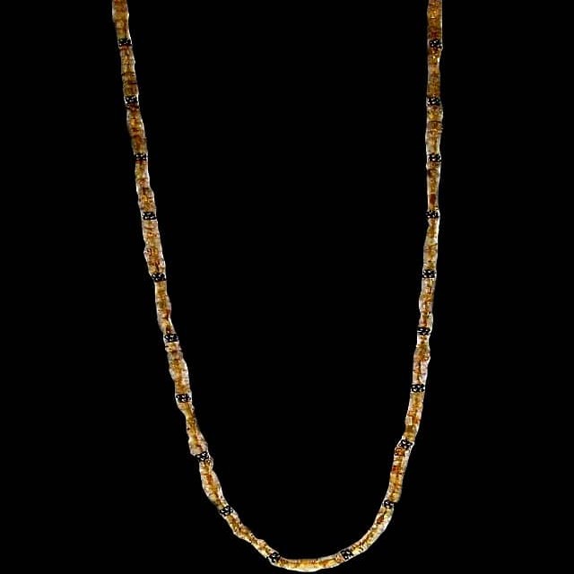 Bijoux indiens - Création Collier Citrine