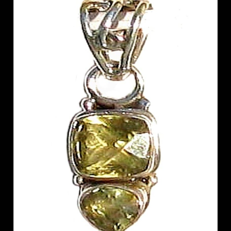 Pendentif Citrine - Pendentif indien - Bijoux indiens