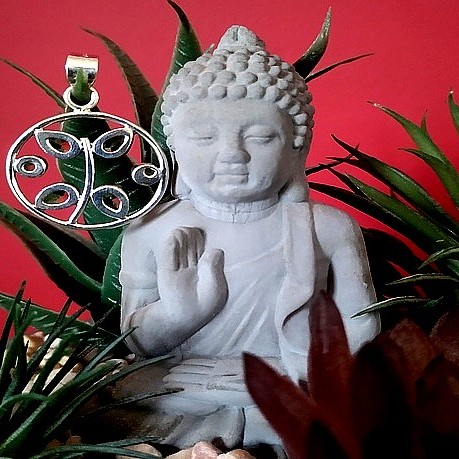 Pendentif Citrine - Pendentif indien - Bijoux indiens