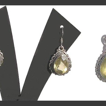 Parure Citrine - Parure indienne - Bijoux indiens