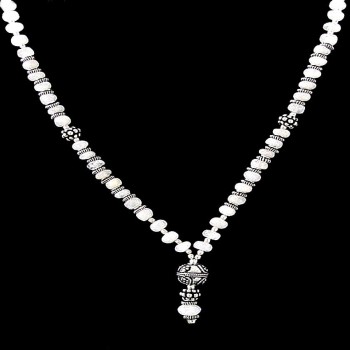 Bijoux indiens - Création Collier Métal et Pierre de Lune