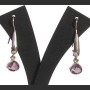 Bijoux indiens - Création Boucles d'oreilles Améthyste