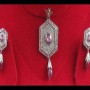 Bijoux indiens - Parure indienne avec saphir étoilé et diamant