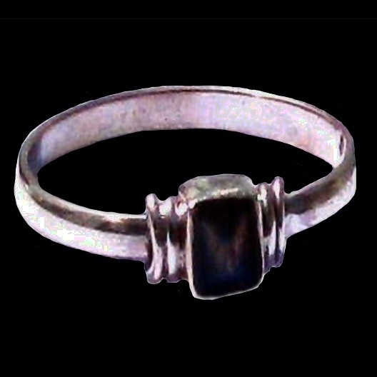 Bague indienne en argent et Labradorite - Bijoux indiens