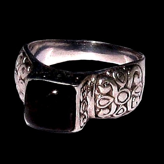 Bague indienne en argent et Labradorite - Bijoux indiens