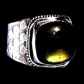 Bague indienne en argent et Labradorite - Bijoux indiens