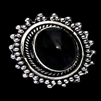 Bague indienne en argent et Labradorite - Bijoux indiens