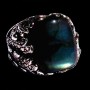 Bague indienne en argent et Labradorite - Bijoux indiens
