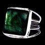 Bague indienne en argent et Labradorite - Bijoux indiens