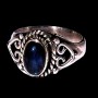Bague indienne en argent et Labradorite - Bijoux indiens