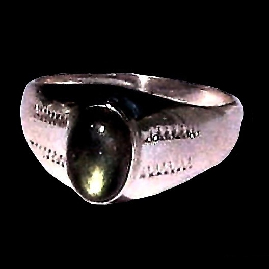 Bague indienne en argent et Labradorite - Bijoux indiens