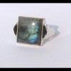 Bague indienne en argent et Labradorite - Bijoux indiens