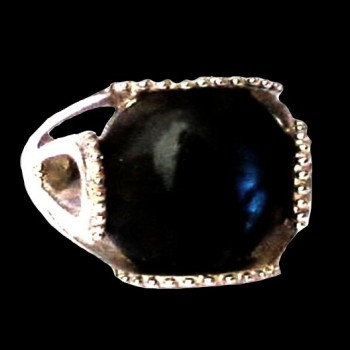 Bague indienne en argent et Labradorite - Bijoux indiens