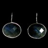 Bijoux indiens - Boucles d'Oreilles indiennes Labradorite